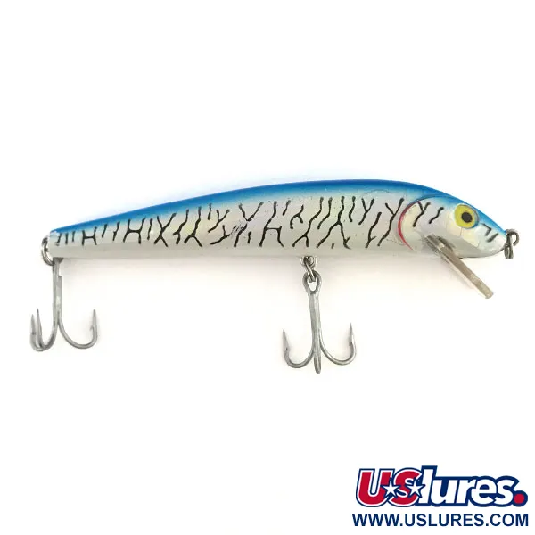 Vintage   The Producers Roscoe's Shiner No. 5, 2/5oz Rainbow Tiger fishing lure #9114