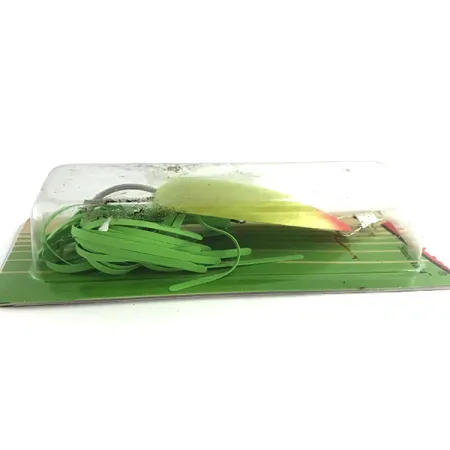 Heddon Weedless Original Moss Boss, 1/3oz Chartreuse fishing spoon #9119