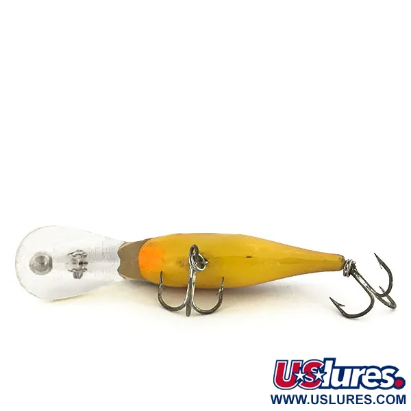 Vintage Rebel Double Deep Shad, 2/5oz Yellow / Gray fishing lure #9127