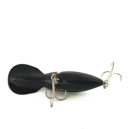 Vintage The Producers Willy's Worm UV, 1/4oz Black / Green fishing lure #9129