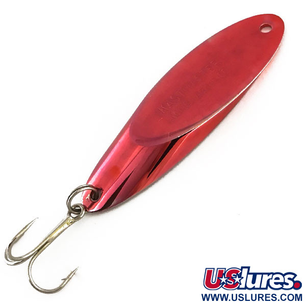 Vintage  Acme Kastmaster , 1oz Red fishing spoon #9131
