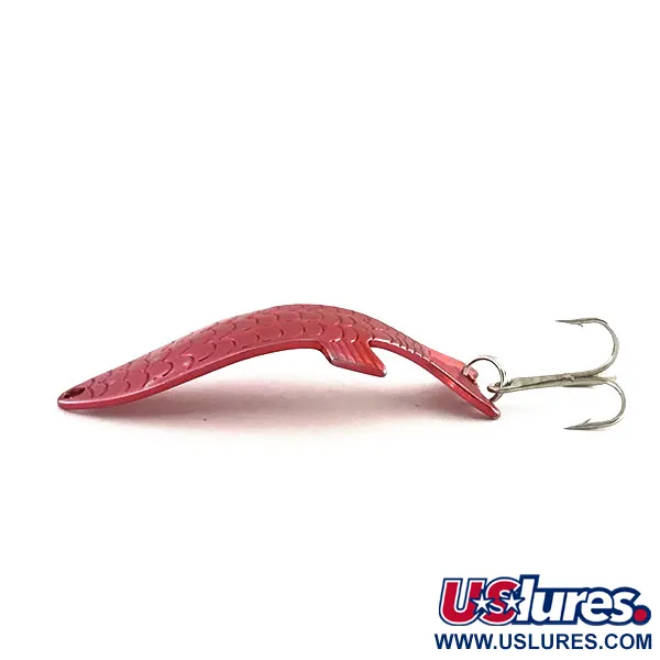 Vintage   Acme Phoebe, 1/4oz Pink Metallic fishing spoon #9153