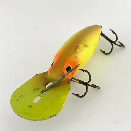 Vintage Cormoran Crmoran CoRmo UV, 2/5oz Yellow fishing lure #9159