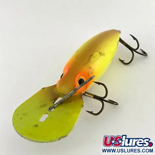 Vintage Cormoran Crmoran CoRmo UV, 2/5oz Yellow fishing lure #9159