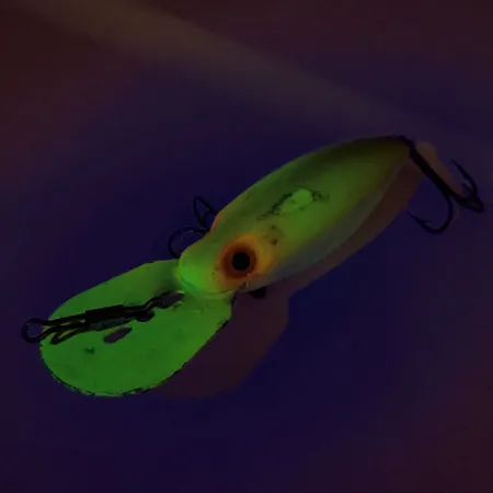 Vintage Cormoran Crmoran CoRmo UV, 2/5oz Yellow fishing lure #9159