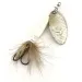 Vintage  Yakima Bait Worden’s Original Rooster Tail, 1/8oz White / Silver spinning lure #9170
