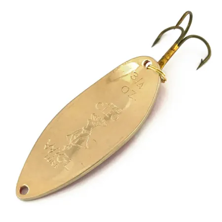 Vintage Seneca Little Cleo (Hula Girl), 3/4oz Red / Gold fishing spoon #9173