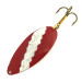 Vintage  Seneca Little Cleo (Hula Girl), 3/4oz Red / White / Gold fishing spoon #9174