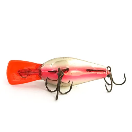 Vintage Rapala Fat Rap, 2/5oz Silver fishing lure #9182