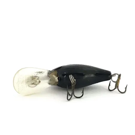 Vintage Rebel Deep Teeny R, 1/4oz Black fishing lure #9185