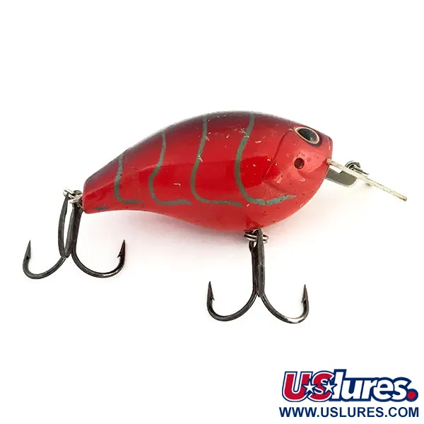 Vintage Storm Arashi Silent Square 5, 2/3oz Red Craw fishing lure #9191