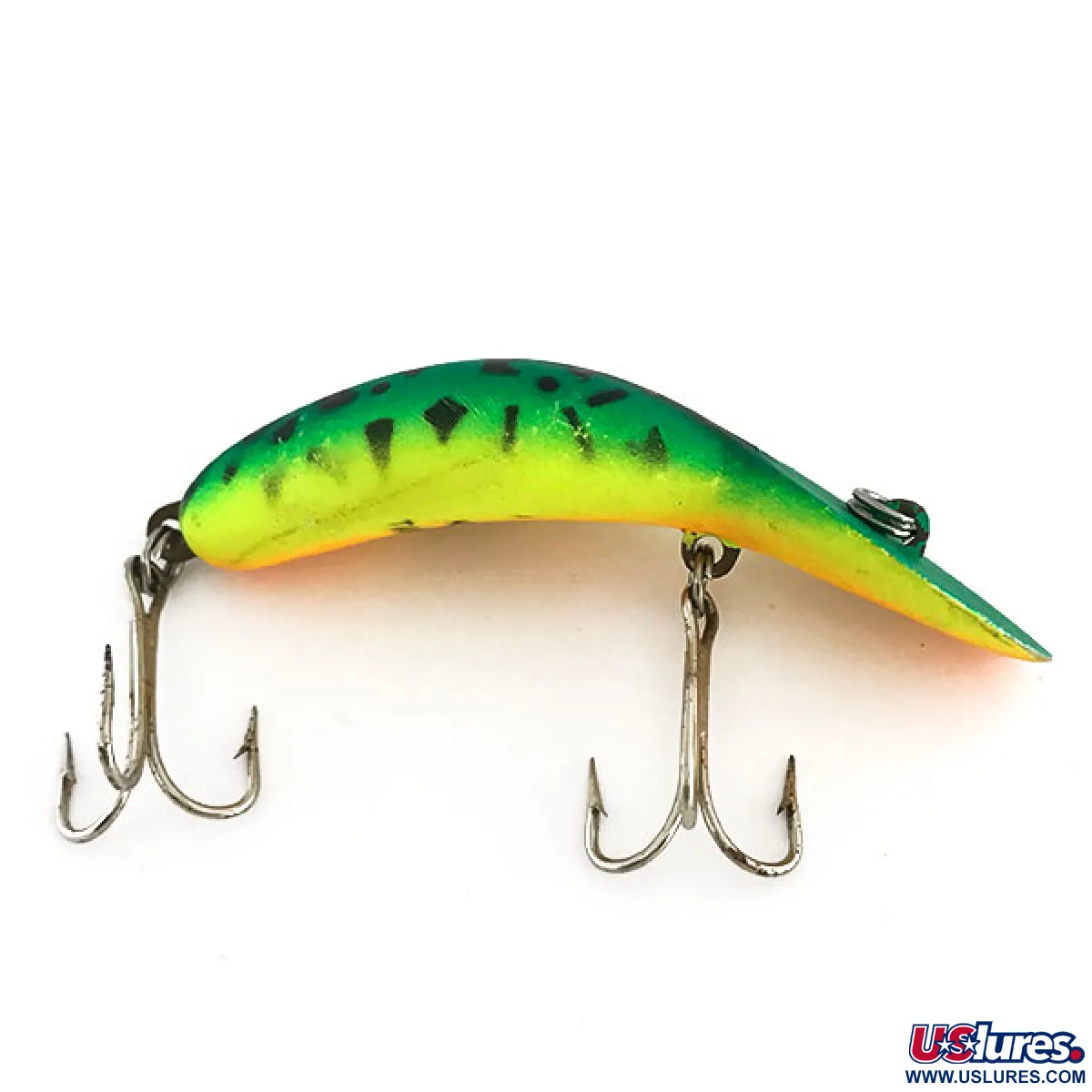 Vintage Heddon Tadpolly, 1/3oz Fire Tiger fishing lure #9197