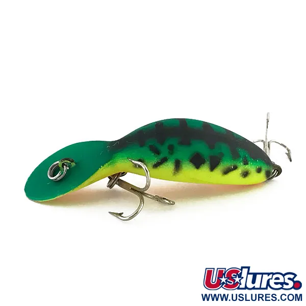 Vintage   Heddon Tadpolly, 1/3oz Fire Tiger fishing lure #9197