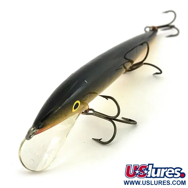 Vintage Rapala Original Floater F18, 3/4oz G (Gold) fishing lure #9201