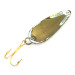 Vintage  Worth Chippewa Steel Spoon, 3/16oz Bronze (Brass) / Gold / Green fishing spoon #9205
