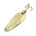 Vintage  Acme Wonderlure, 1/4oz Hammered Gold fishing spoon #9208
