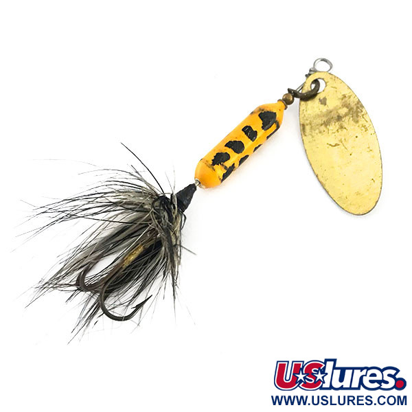 Yakima Worden's Original Rooster Tail Spinners Yellow Coachdog