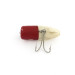 Vintage   South Bend Fly-Oreno, 1/16oz Red / White fishing lure #9227