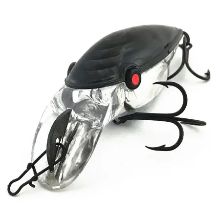 Vintage Rebel Blackstar , 1/2oz Black / Transparent fishing lure #9233