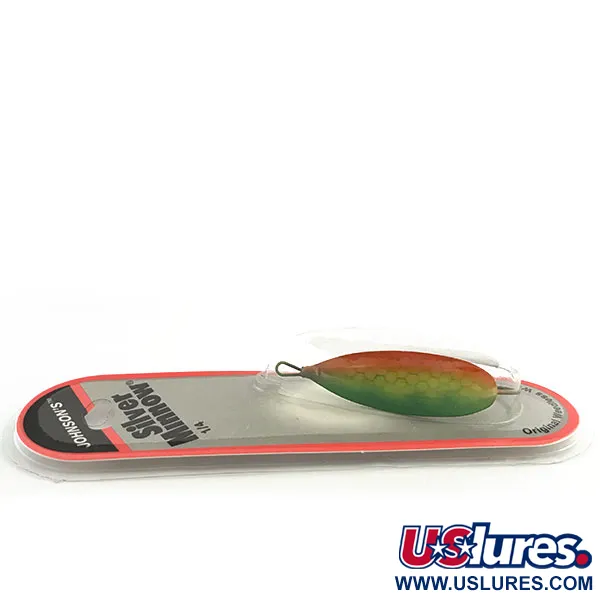   Weedless Johnson Silver Minnow, 1/4oz  fishing spoon #15809