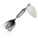  Yakima Bait Worden’s Original Rooster Tail, 3/16oz Nickel / Black spinning lure #9263