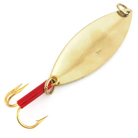 Vintage Mepps Spoon 3, 1/2oz Gold / Rainbow Hologram fishing spoon #9272