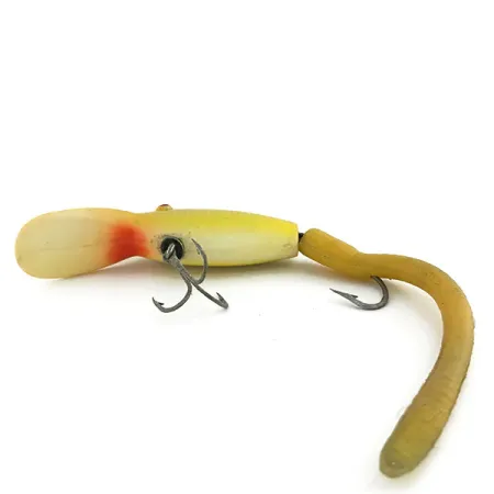 Vintage Eppinger Sparkle Tail Eppiger, 2/5oz Yellow fishing lure #9275
