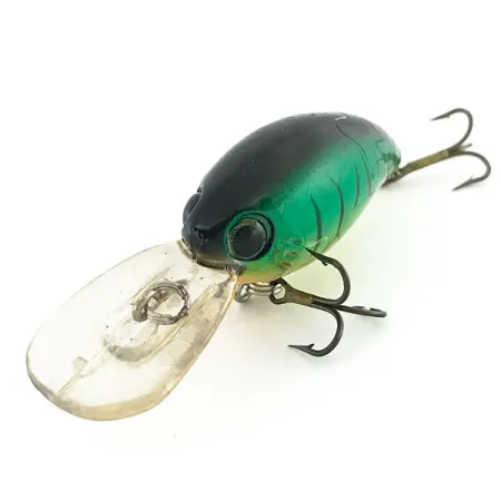 Vintage Renegade Lunker Diver, 1/3oz Green Tiger fishing lure #9283