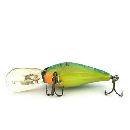 Vintage Renegade Lunker Diver, 1/3oz Green Tiger fishing lure #9283