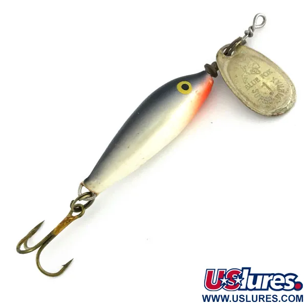 Vintage Blue Fox Vibrax Minnow Spin 1, 1/8oz spinning lure #9288