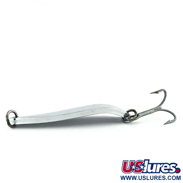 Vintage Luhr Jensen Krocodile Die #5, 2 1/4oz Nickel fishing spoon #9291