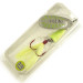   Blue Fox Super Vibrax 5 Glow, 1/2oz Nickel / Chartreuse spinning lure #9295