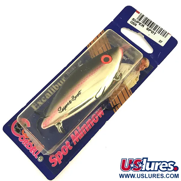 Vintage   Cotton Cordell Super Spot Jimmy Houston, 1/2oz  fishing lure #9306