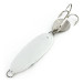 Vintage   Bomber Slab Spoon, 1oz White fishing spoon #9314