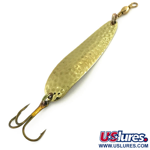 Vintage Luhr Jensen Limpet Jig Lure, 3/5oz Gold / Silver fishing
