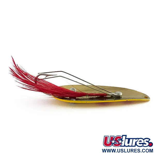 Vintage Eppinger Weedless Dardevle Dardevlet, 3/4oz Five of Diamonds fishing spoon #9317