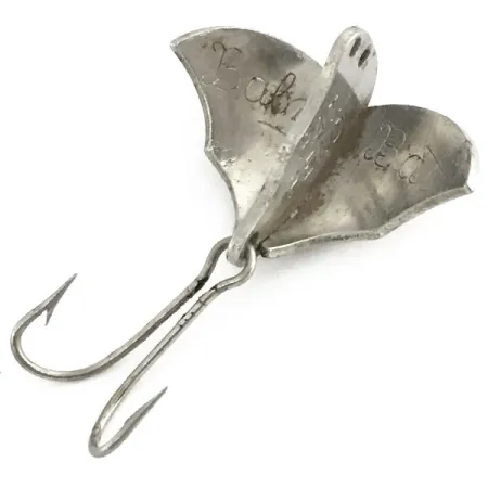 Vintage Harrison Industries Baby Bat, 3/16oz Nickel fishing spoon #9319