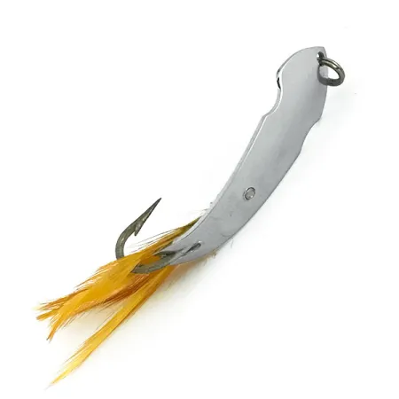 Vintage Tony Accetta Pet Spoon 13, 3/16oz Nickel fishing spoon #9321