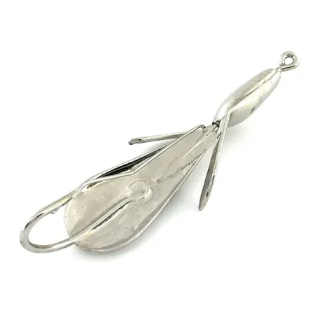 Vintage Johnnie O'Neil Weedless Weed Wing Jonny ONeils 1, 1/4oz Nickel fishing spoon #9326