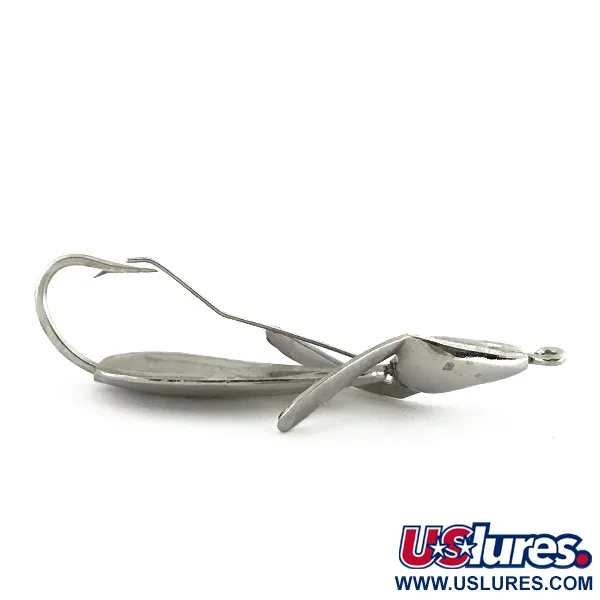 Vintage Johnnie O'Neil Weedless Weed Wing Jonny ONeils 1, 1/4oz Nickel fishing spoon #9326