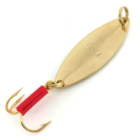 Vintage Mepps Spoon 1, 1/4oz Gold / Red fishing spoon #9331