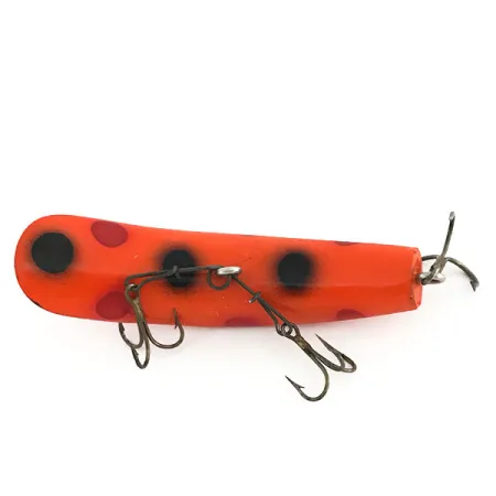 Vintage Yakima Bait FlatFish X5, 1/4oz Red / Black fishing lure #9339