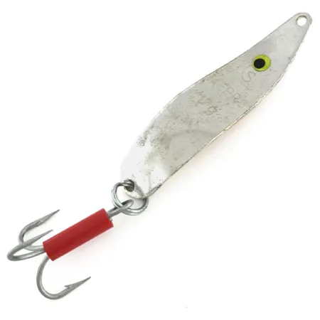 Vintage Mepps Syclops 2, 3/5oz Silver / Pink fishing spoon #9348