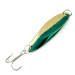 Vintage  Acme Kastmaster , 3/8oz Gold / Green fishing spoon #9369