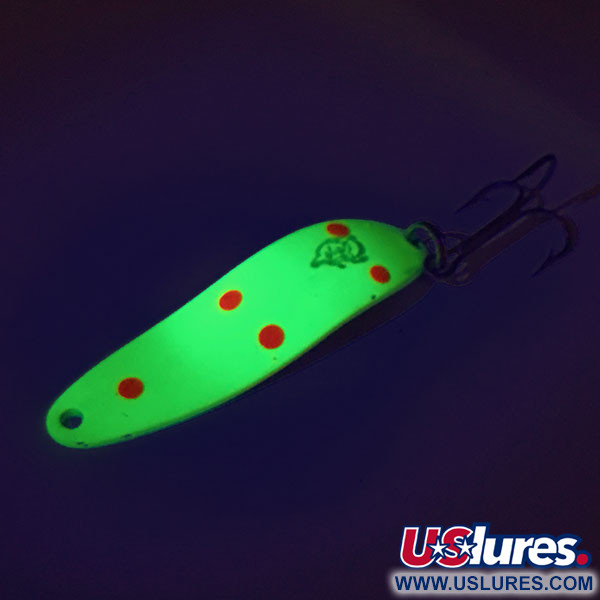  Eppinger Dardevle Cop-E-Cat 7300 UV, 1/3oz Chartreuse / Red / Nickel fishing spoon #9386