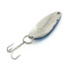 Vintage  Eppinger Dardevle Devle Dog 5200, 1/4oz Nickel / Blue fishing spoon #9387