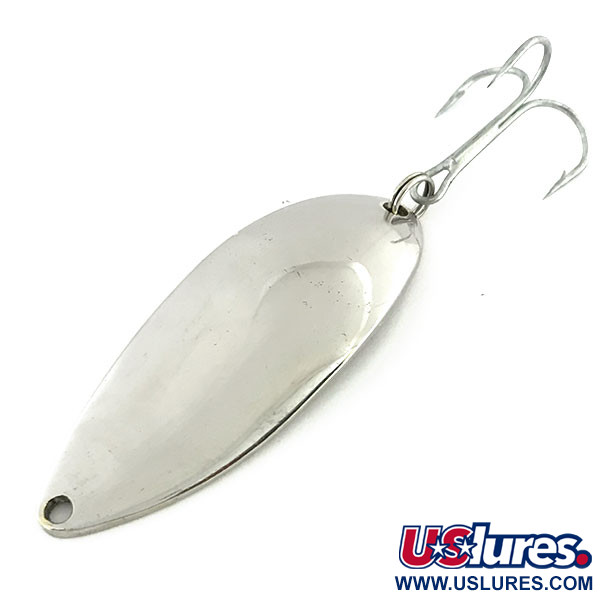 Vintage  Luhr Jensen Little Jewel, 3/4oz Nickel fishing spoon #9391