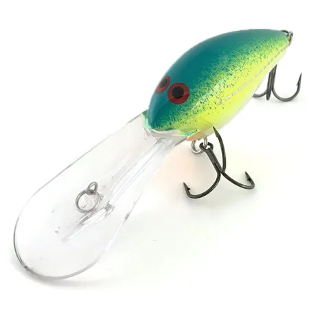 Vintage Norman DD22 HD (Heavy Diver), 1oz Chart / Blue fishing lure #9393
