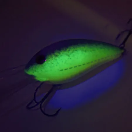 Vintage Norman DD22 HD (Heavy Diver), 1oz Chart / Blue fishing lure #9393