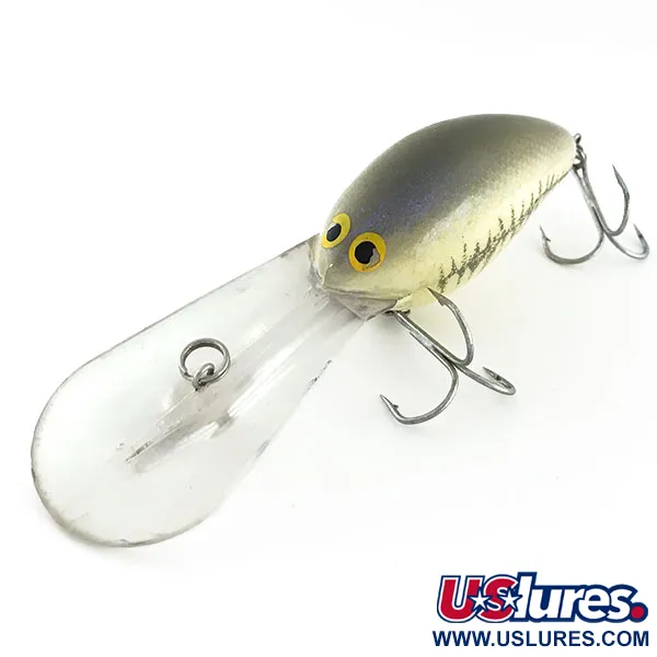 Vintage Norman DD22 HD (Heavy Diver), 1oz Splatter Bass fishing lure #9396